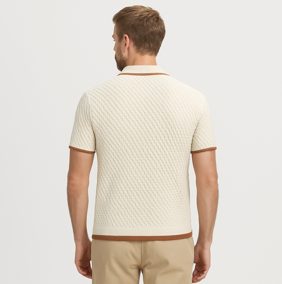 Polo Zip Knit